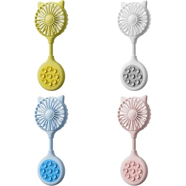 360 Degreen Adjustable Neck Suction Cups Fan