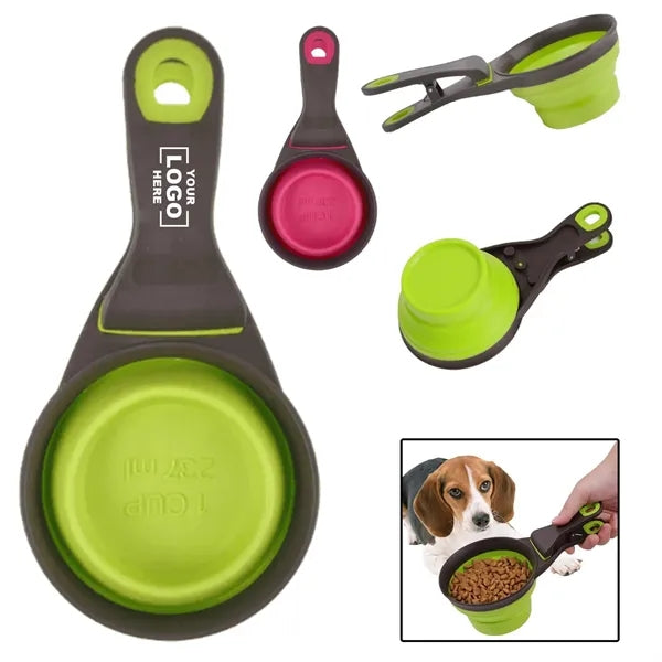 Folding Silicone Pet Scoop & Bowl