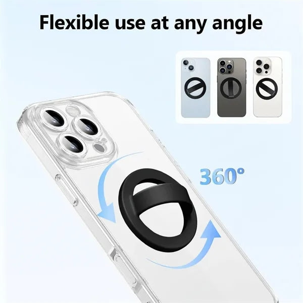 Magnetic Silicone Ring Phone Holder Rotating Grip