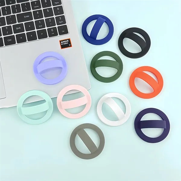 Magnetic Silicone Ring Phone Holder Rotating Grip