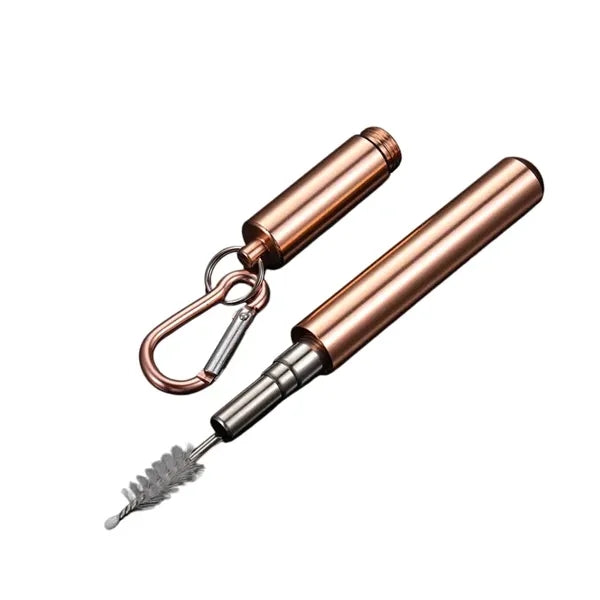 Portable Collapsible Straw Set