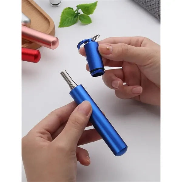 Portable Collapsible Straw Set