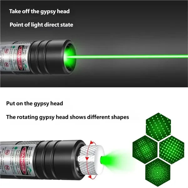 Red & Green Starry Sky Laser Pointer Cat Toy