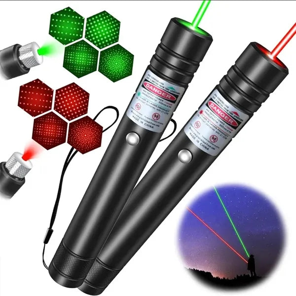 Red & Green Starry Sky Laser Pointer Cat Toy