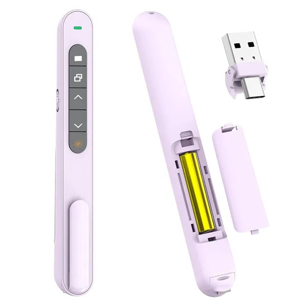 Wireless Presenter PPT Clicker W/Laser Pointer