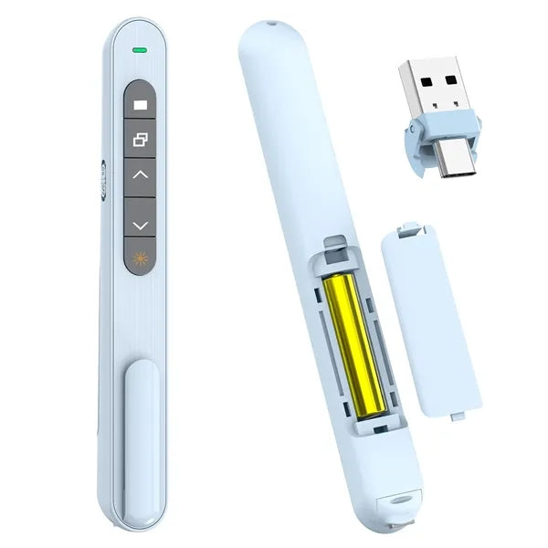 Wireless Presenter PPT Clicker W/Laser Pointer