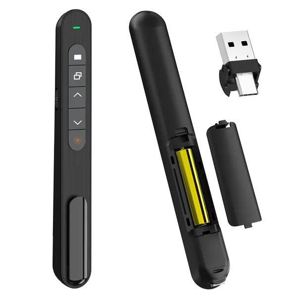 Wireless Presenter PPT Clicker W/Laser Pointer