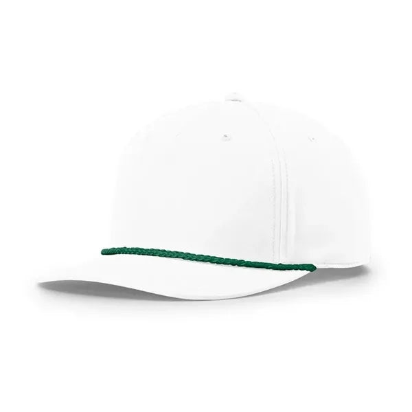 Baseball Cap with Braided Rope Trim