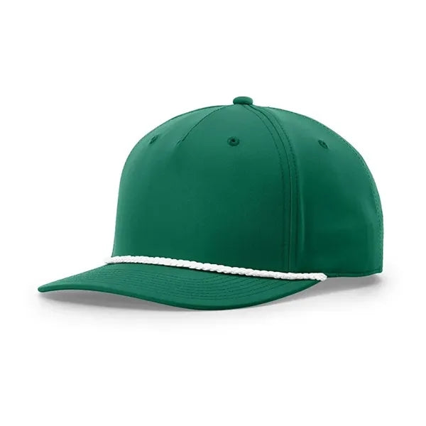 Baseball Cap with Braided Rope Trim