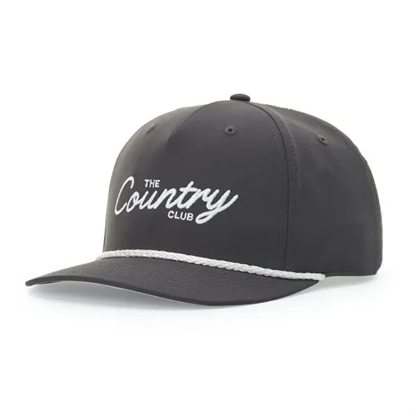 Baseball Cap with Braided Rope Trim