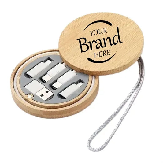 Six-In-One Multi-Functional Data Cable Storage Box
