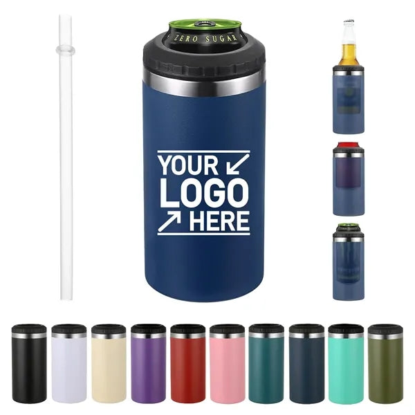 12 Oz Stainless Steel Insulated Slim Can Cooler
