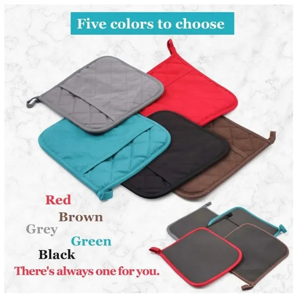Heat Resistant Short Oven Mitts