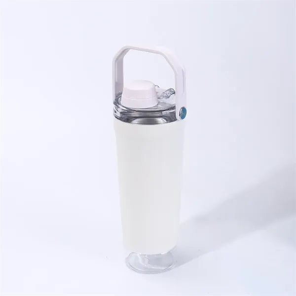 20 Oz Stainless Steel Shaker Bottle With Handle
