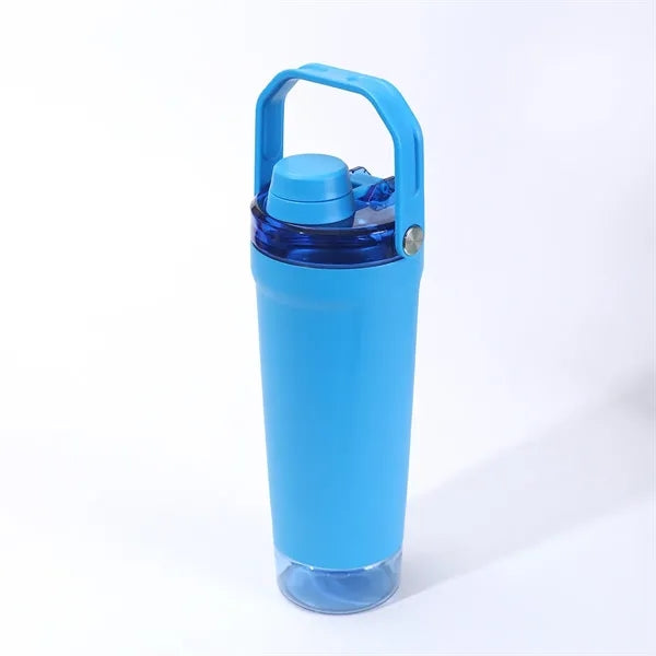 20 Oz Stainless Steel Shaker Bottle With Handle