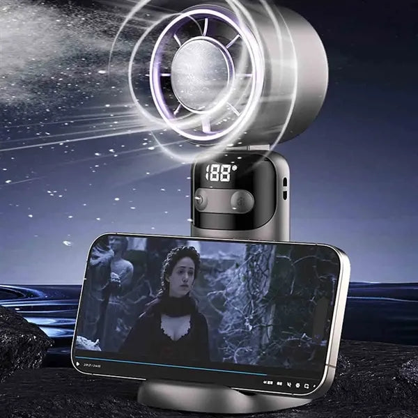 Portable Adjustable Handheld Fan With Stand