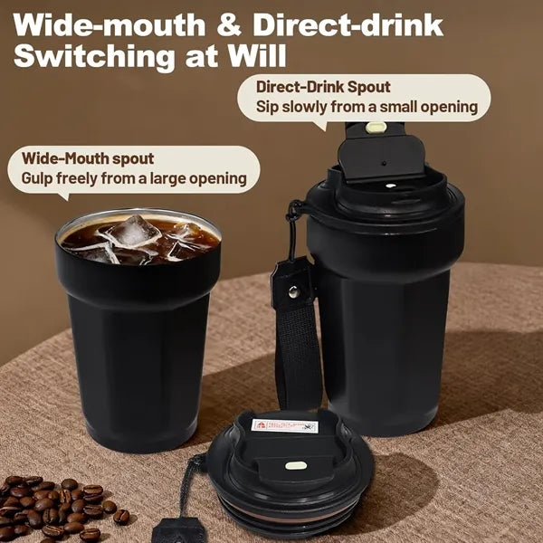 15 Oz 316 Stainless Steel Insulated Travel Coffee Mug