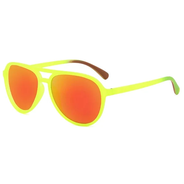Retro Polarized Aviator Sunglasses