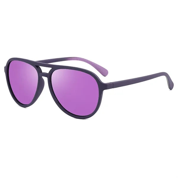 Retro Polarized Aviator Sunglasses
