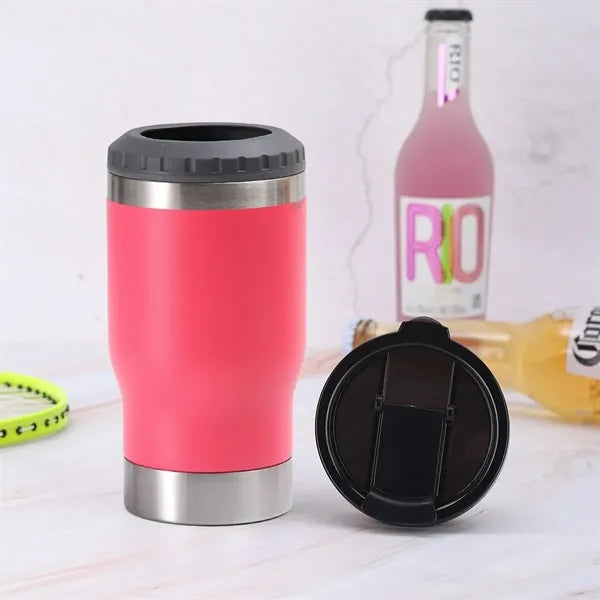 14 Oz All-in-One Insulated Can Cooler & Travel Tumbler