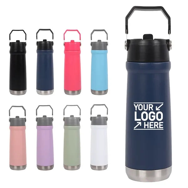 22 Oz Stainless Steel Vacuum Insulated Water Bottle