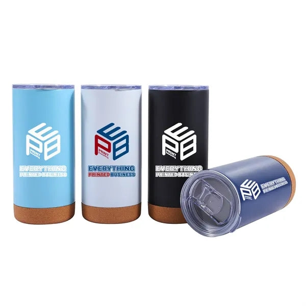 16oz Stainless Steel Insulated Tumbler with Cork Base