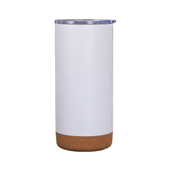 16oz Stainless Steel Insulated Tumbler with Cork Base