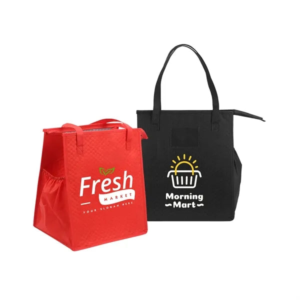 Deluxe Non-Woven Insulated Cooler Bag with Card Slot