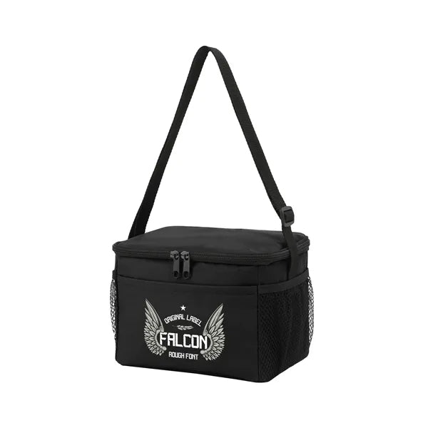 Oxford Insulated Cooler Bag with Side Mesh Pockets