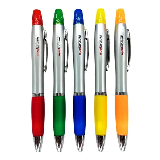 2 in 1 Multi-functional Pen, Highlighter Pen and Ballpoint P