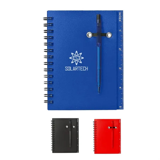 Spiral Notebook with Pen - OCEAN