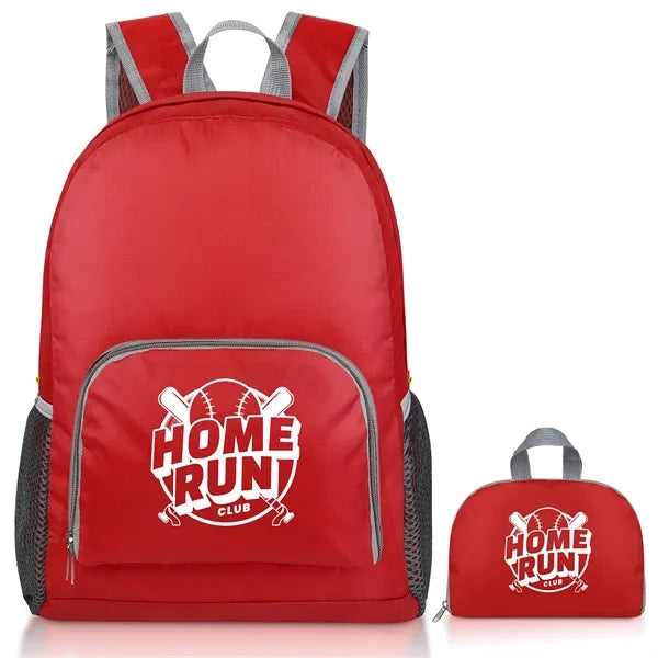 Portable Collapsible Polyester Backpack