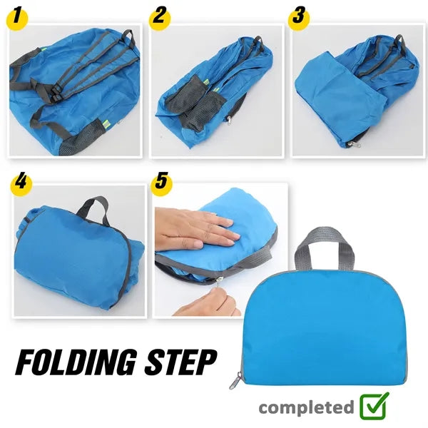 Portable Collapsible Polyester Backpack