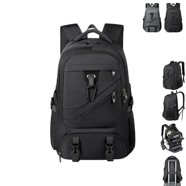 Expandable Large Travel Backpack with Shoe Compartment