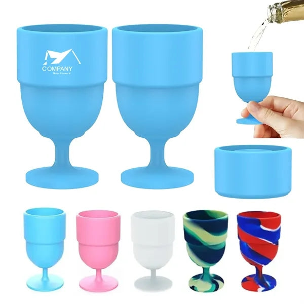 Collapsible Silicone Wine Glasses