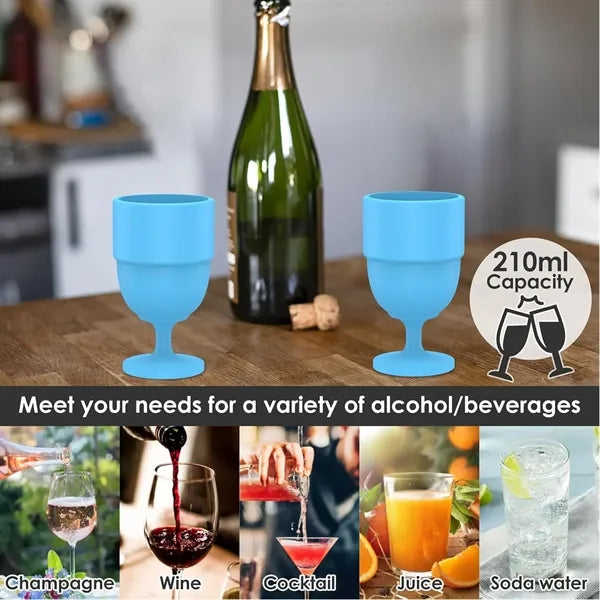 Collapsible Silicone Wine Glasses