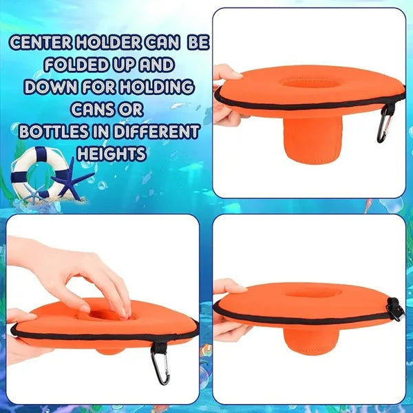 Floating Pool Drink Holder With Lanyard
