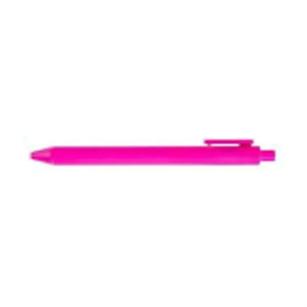 Solid Rubberized Click Pen