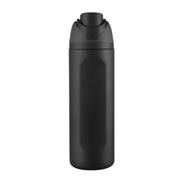 24 oz Push-Button Stainless Steel Bottle