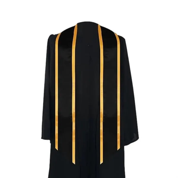 Graduation Satin Honor Stole for Bachelor and Doctoral Gowns