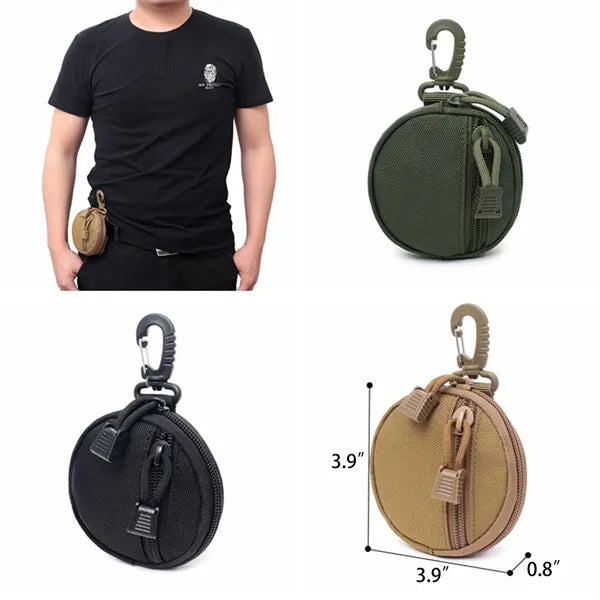 Round Tactical Accessory Pouch