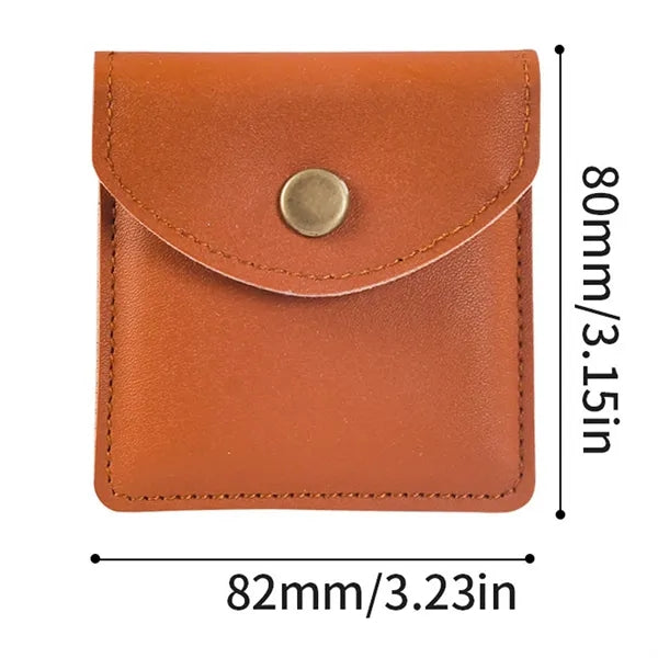 Portable PU Leather Ashtray Pouch