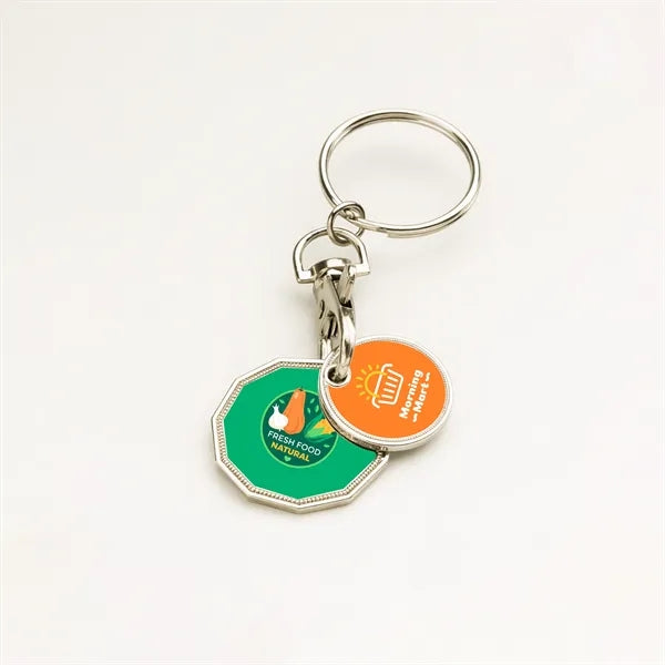 Shopping Cart Token Key Chain