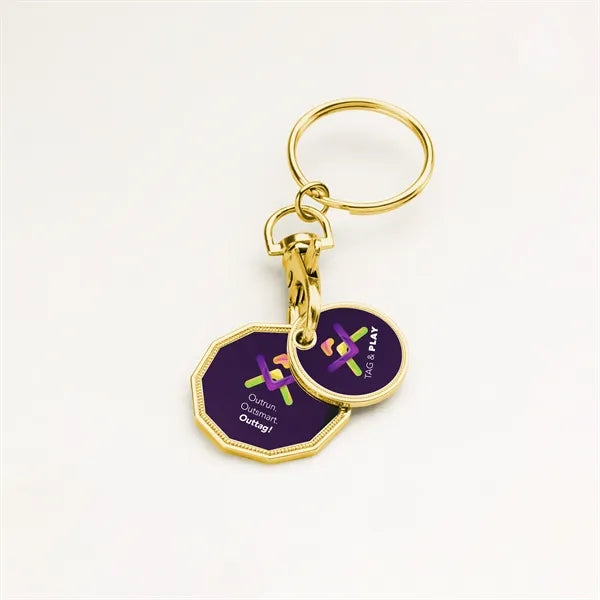 Shopping Cart Token Key Chain