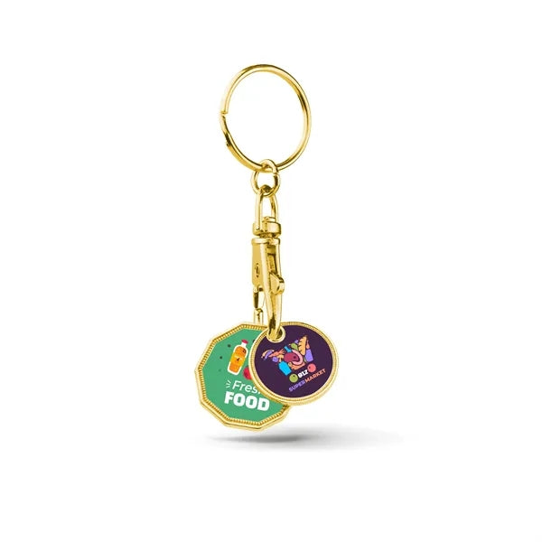 Shopping Cart Token Key Chain