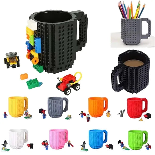Funny DIY Novelty Cup With Creative Building Blocks