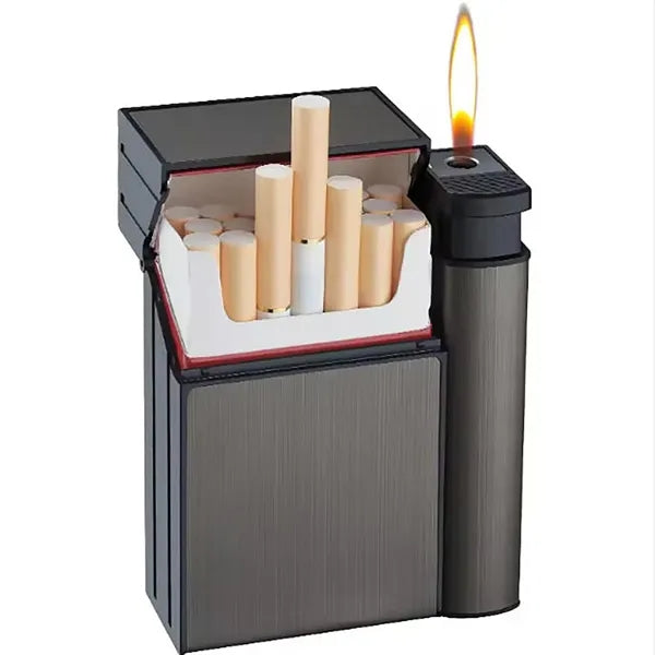 Integrated Flip-top Cigarette Case