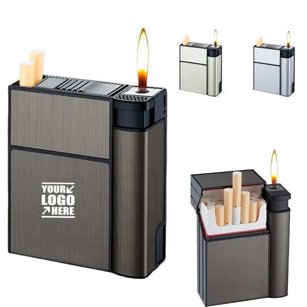 Integrated Flip-top Cigarette Case