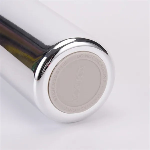 17oz Electroplated Silver Vacuum Insulated Bottle