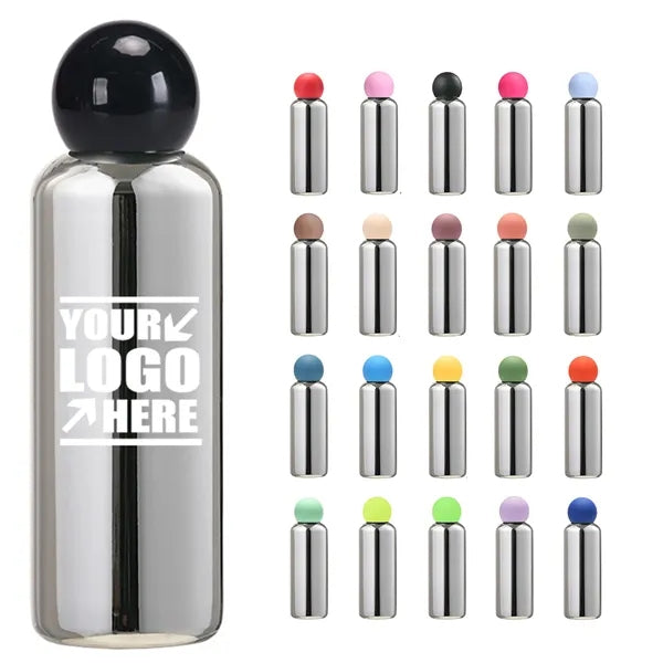 17oz Electroplated Silver Vacuum Insulated Bottle
